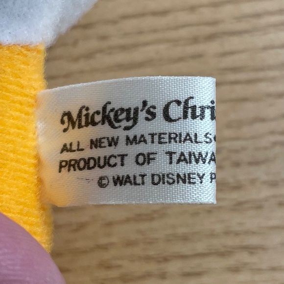 Vintage Disney Mickey's Christmas Carol Plush Scrooge McDuck 1984 Stuffed Animal - Picture 5 of 8